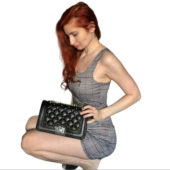 Max & Ash Plaid Sexy Mini Sheath Dress Size XS/S - Picture 5 of 9